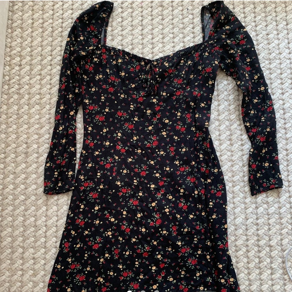 Reformation floral rose dress